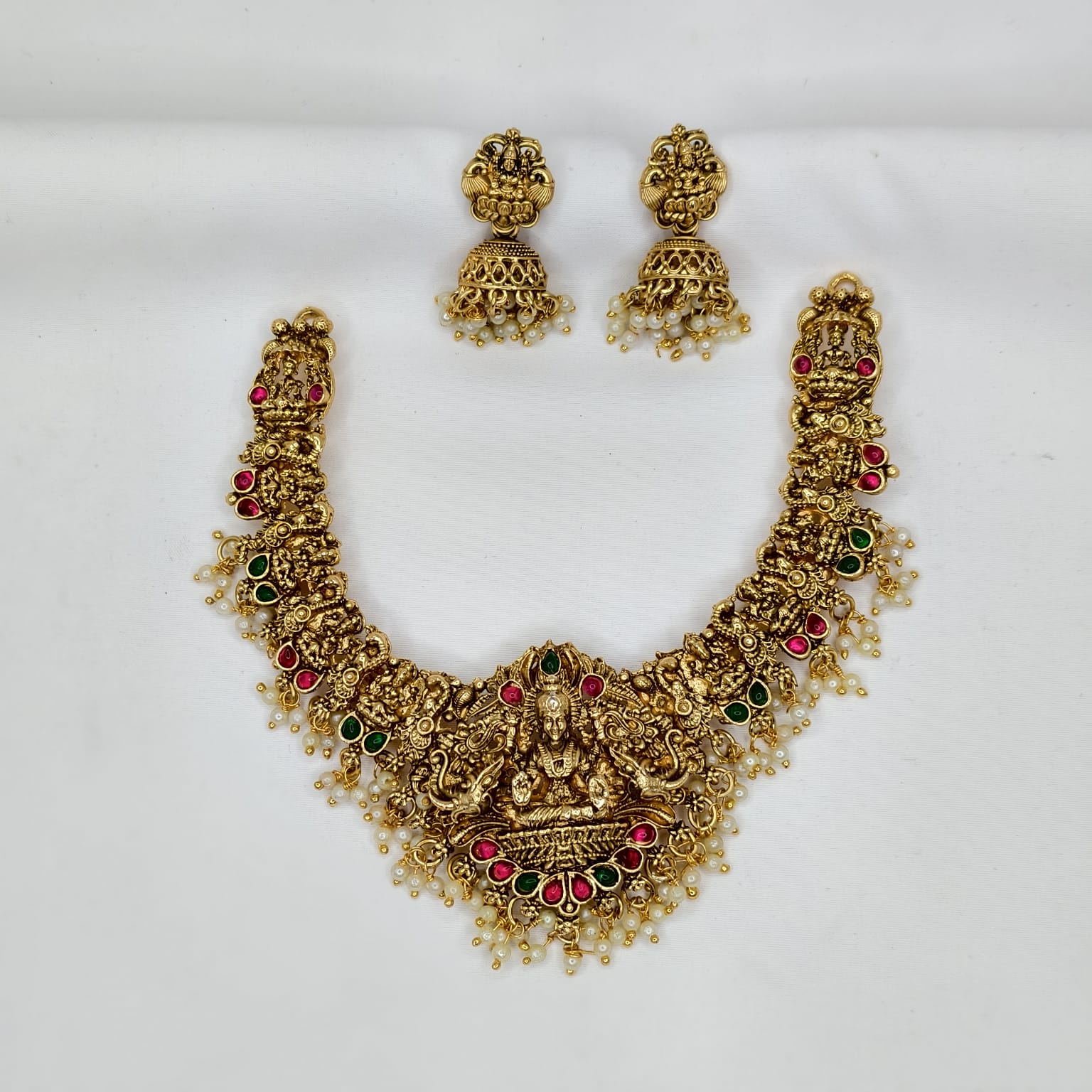 South Indian Laxmi Jewellery Set (CODE: 2601)