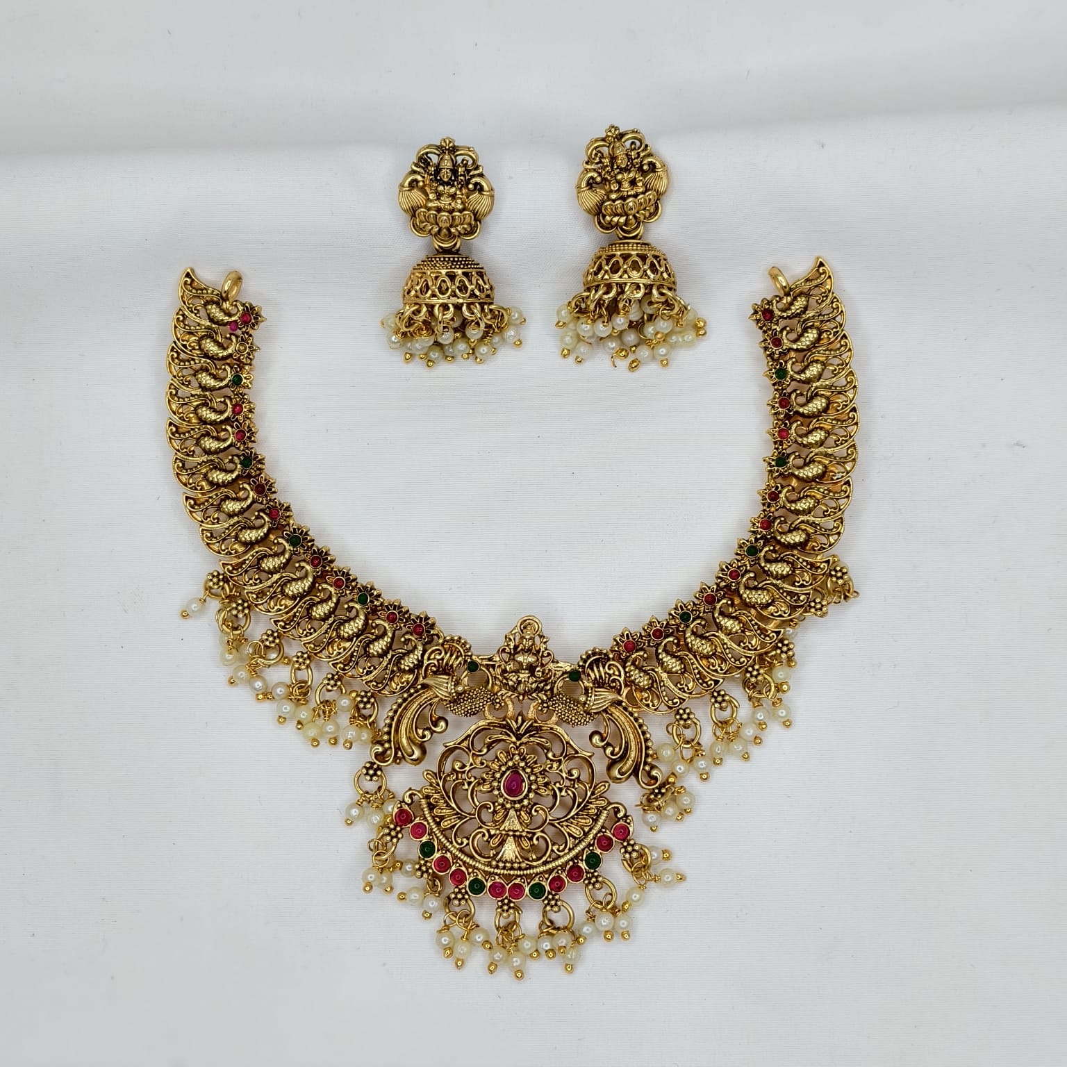 South Indian Laxmi Jewellery Set (CODE: 2602)