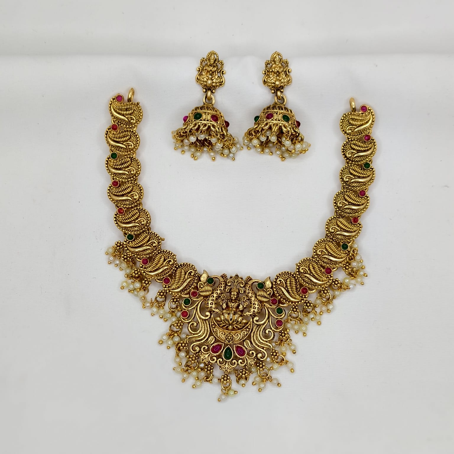 South Indian Laxmi Jewellery Set (CODE: 2606)