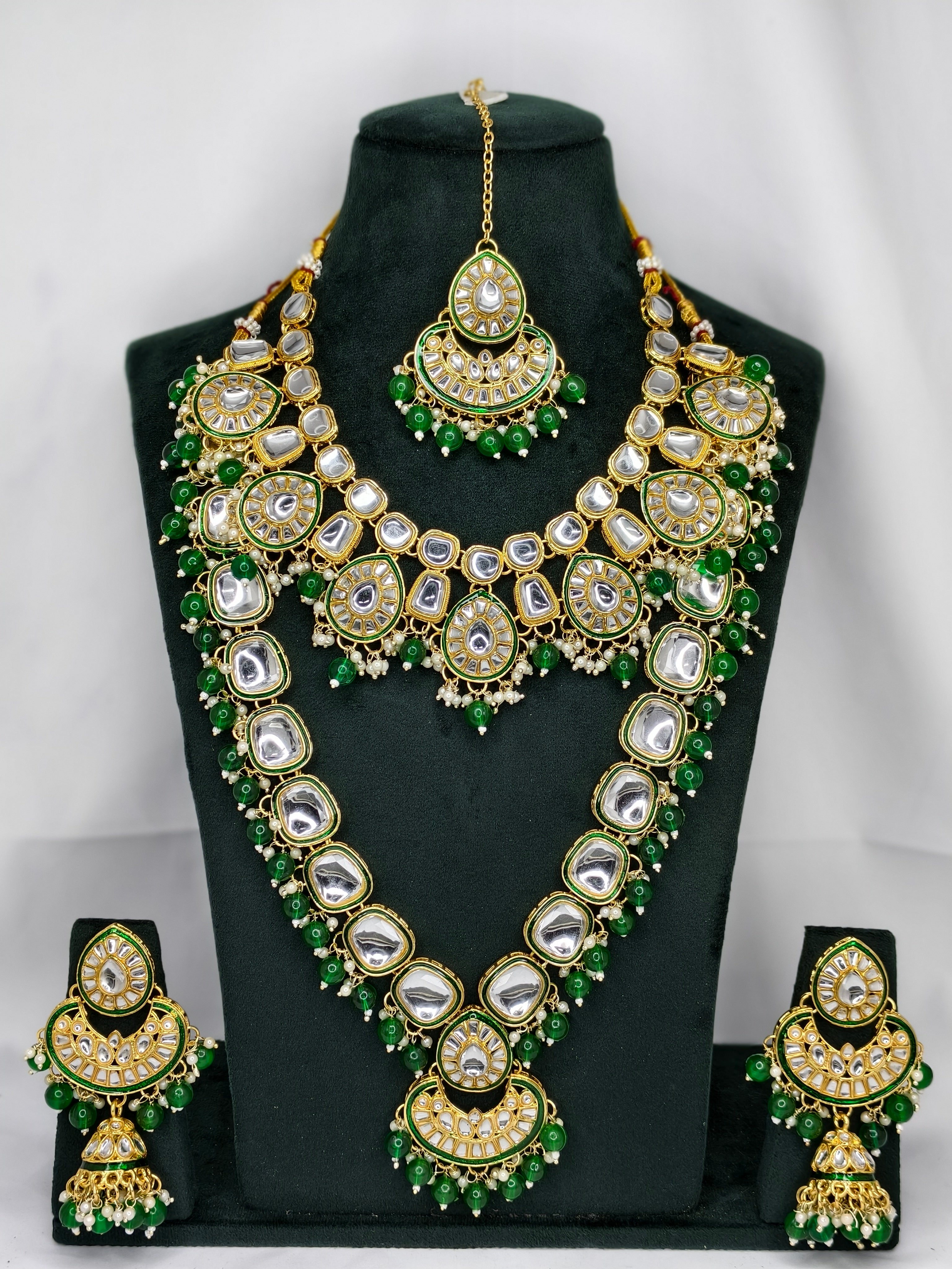 Green Bridal Set CODE: 4800