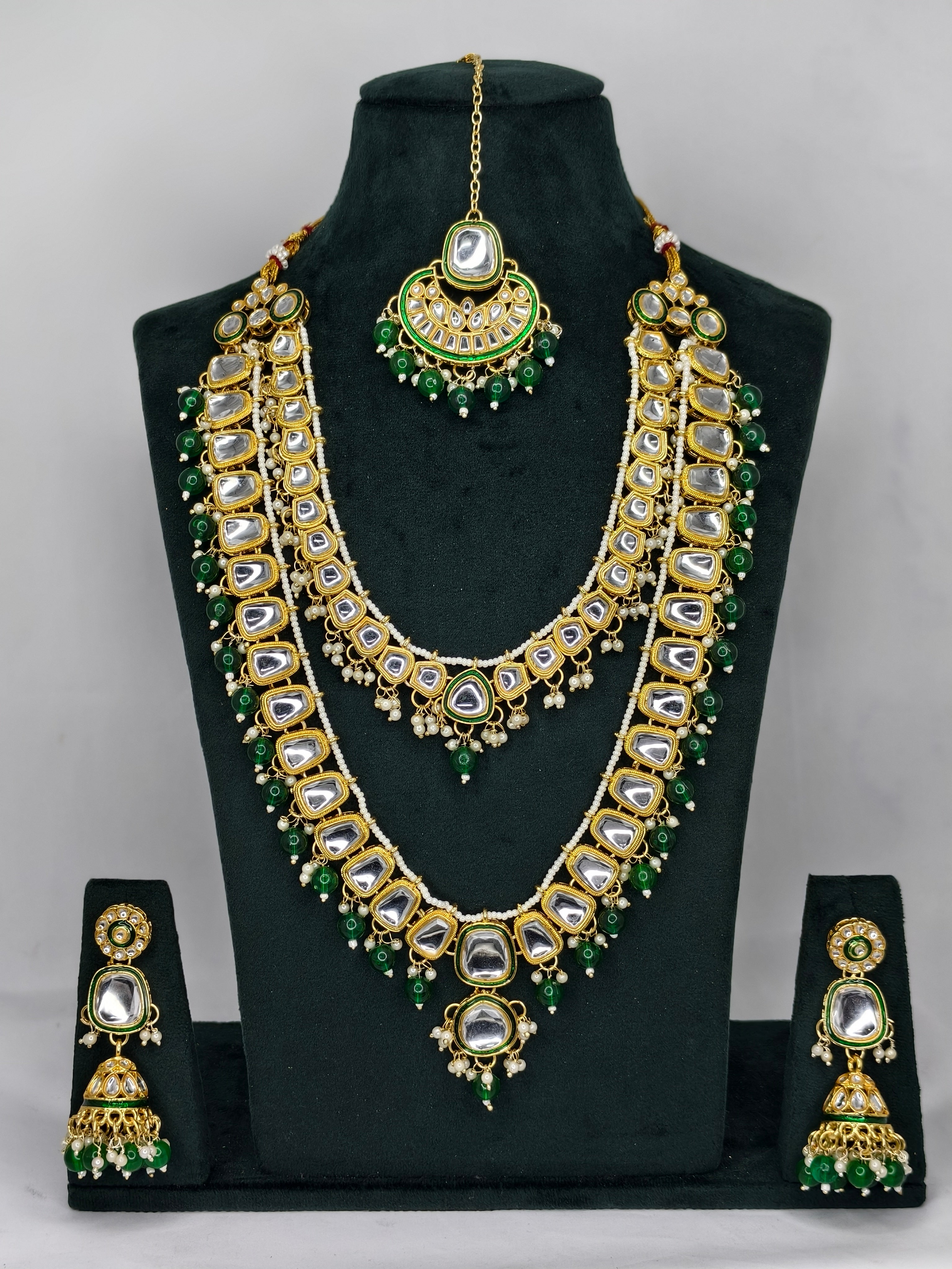 Green Bridal Set