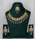 Shadow Stone Mehandi Polished Jewellery Set